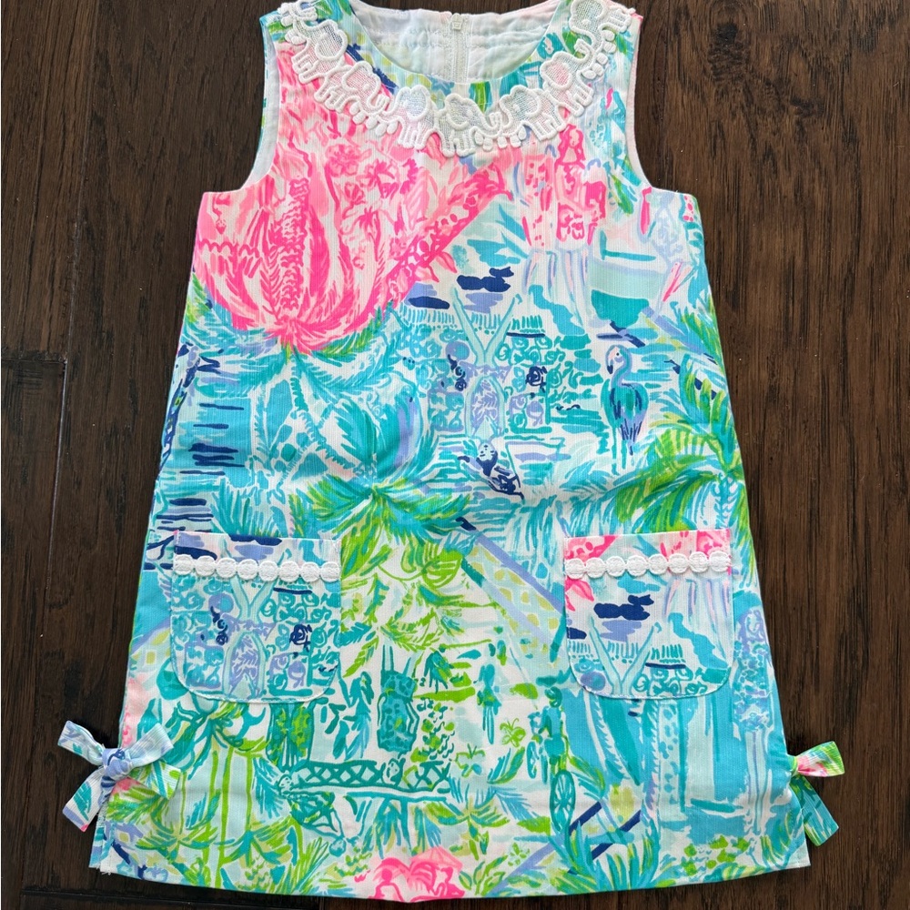 Like New Lilly Pulitzer Bohemian Queen Girls Shift Dress
